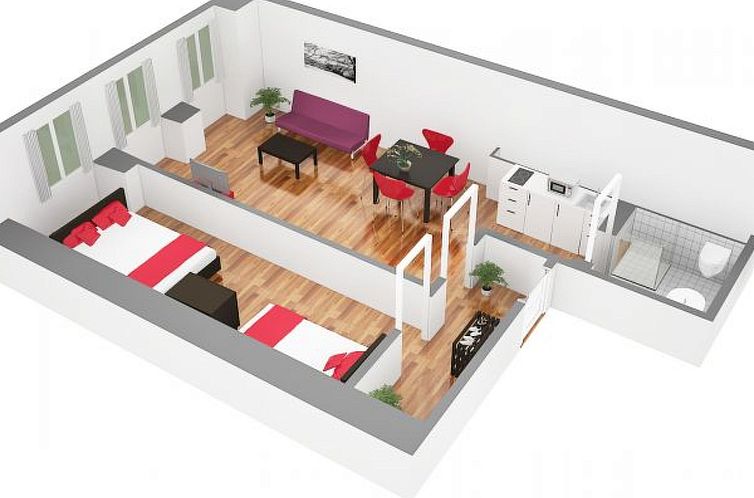 Appartement LU Saturn lll - Chapel Bridge HITrental Apartmen