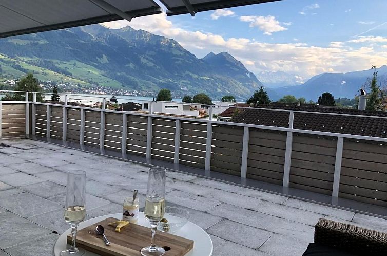 Unterkunft 1815711 - Appartement Zentral Schweiz - Appartement Penthouse Alpenblick (6 Erwachsene & 3 Kinder)