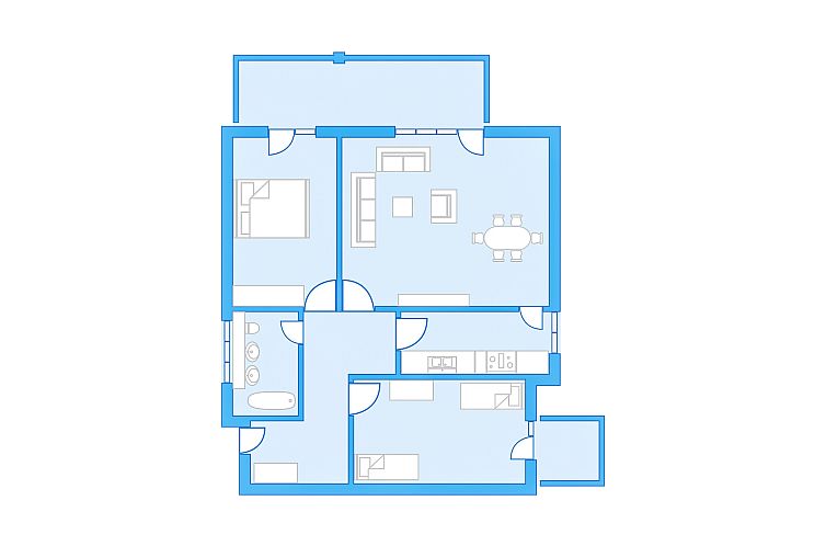 Appartement Allod Park Haus C 105