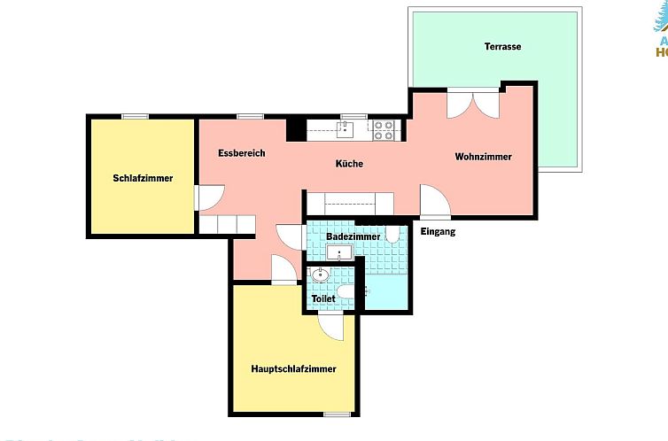Appartement Bella Riva, 2-Schlafzimmer Apartment