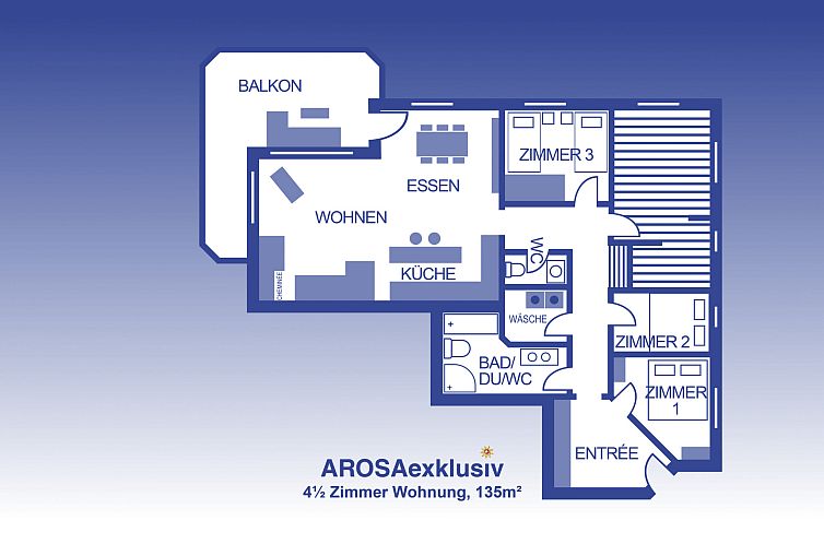 Appartement Amore Appartement/Fewo, Dusche und Bad, WC, 6-Be
