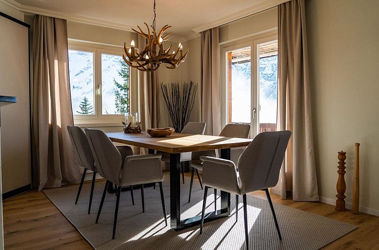 Appartement 3.5 Zimmer Wohnung mit Südbalkon, 4 Betten