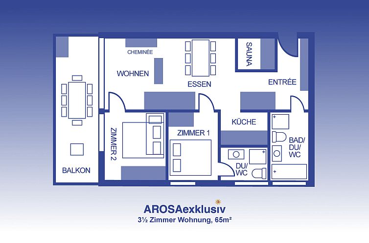 Appartement Top ausgestattete Ferienwohnung mit Balkon