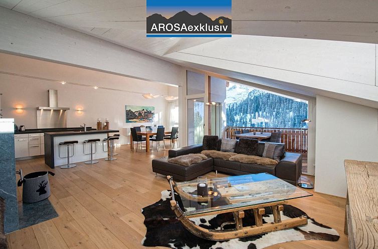 Unterkunft 1821193 - Appartement Graubünden - Appartement Penthouse-Apartment mit Südterrasse, 7 Betten