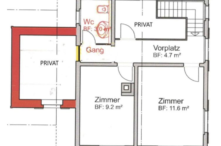 Appartement Tgèsa Margeritha Frei M., (Sedrun), 253.01