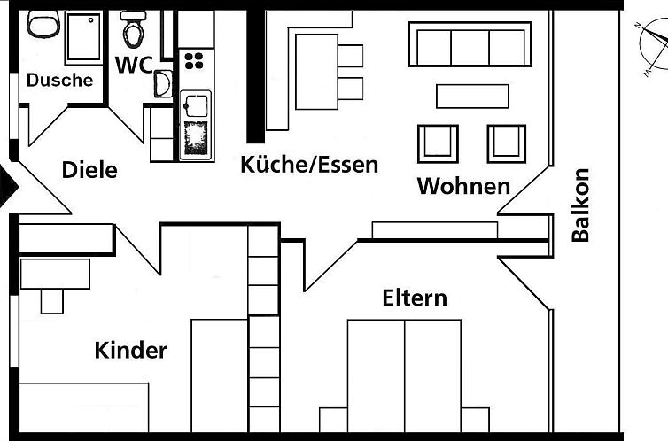 Appartement Nr.78 Haus Ladina