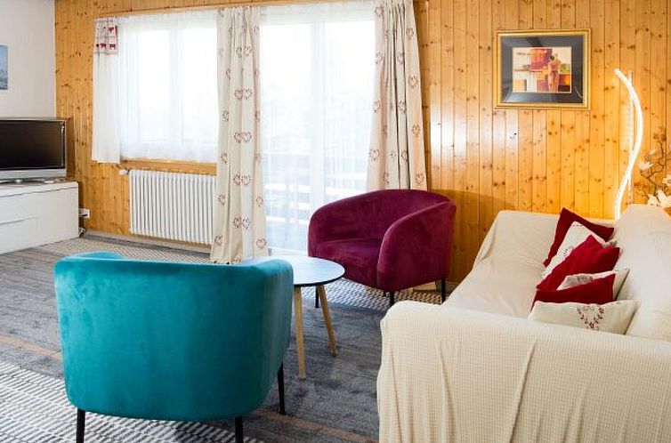 Appartement Ski in Ski out Familienunterkunft Chesa Katja Le