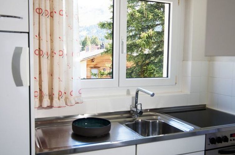 Appartement Ski in Ski out Familienunterkunft Chesa Katja Le