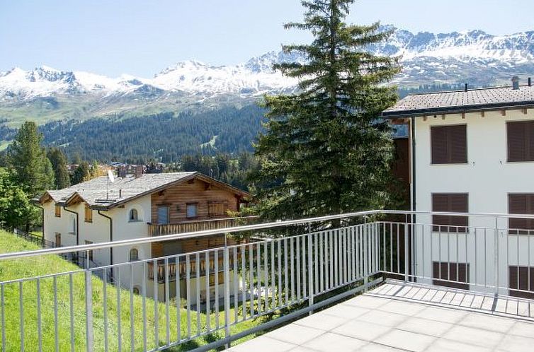 Appartement Ski in Ski out Familienunterkunft Chesa Katja Le