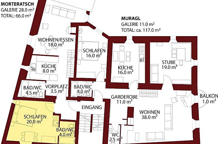 Appartement Chesa Michel Grisch