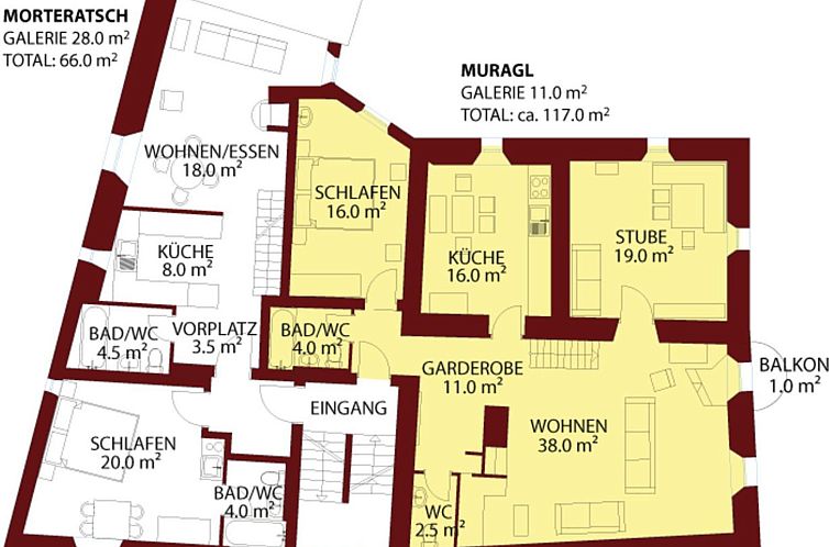 Appartement Chesa Michel Muragl