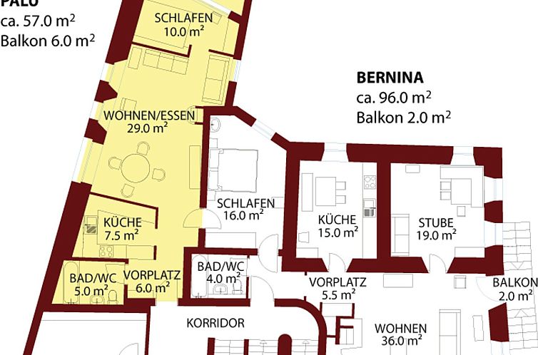 Appartement Chesa Michel Palü