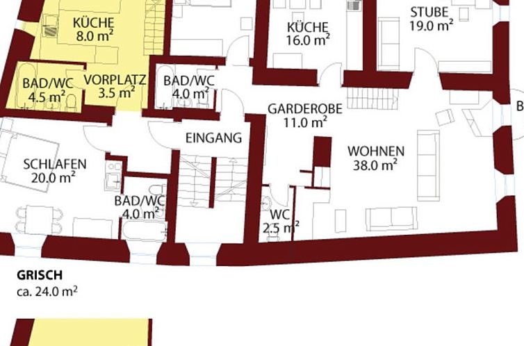 Appartement Morteratsch & Grisch