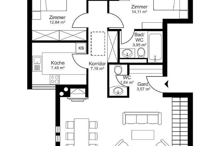 Appartement Chesa Mira Margna