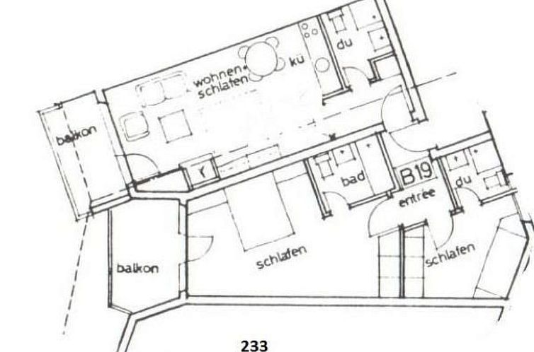 Appartement Pra d'Sura 233