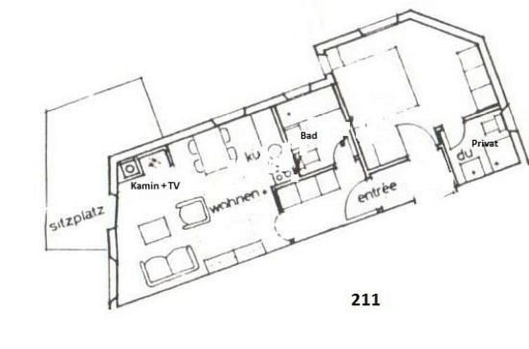 Appartement Pra d'Sura 211