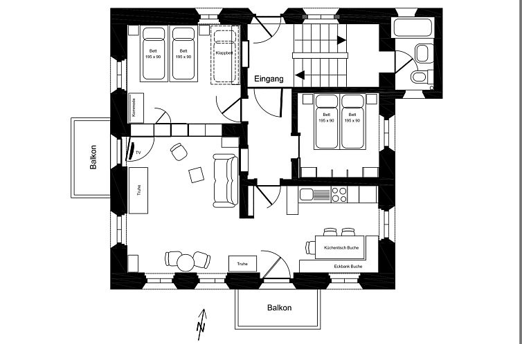 Appartement Chasa Soldanella, (Tarasp)