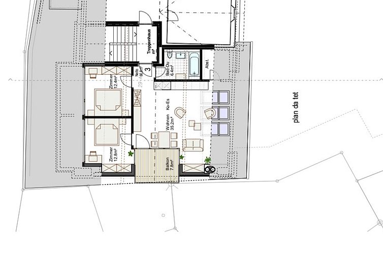Appartement Chasa Flora, (Ftan).