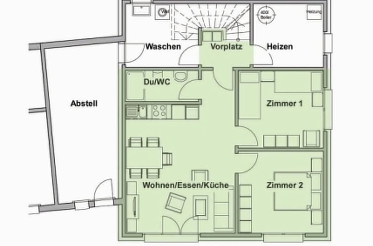 Appartement Fionas / Wohnung Vonlanthen, (Ftan).