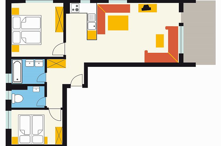 Appartement Atlantis Apartments