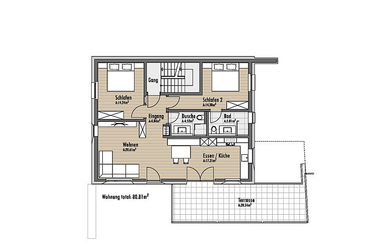 Appartement Suot Crapalb, (Samnaun-Laret).