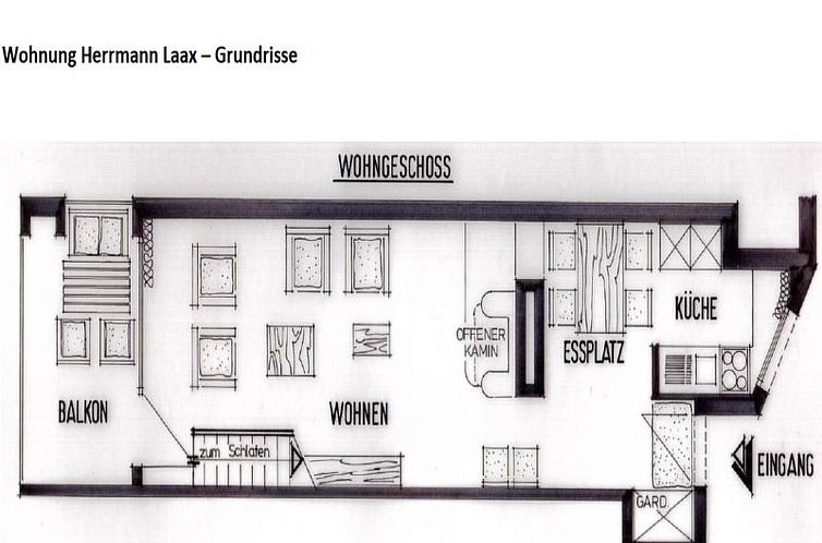 Appartement Center Communal / Herrmann, (Laax Dorf). 3.5 Zim