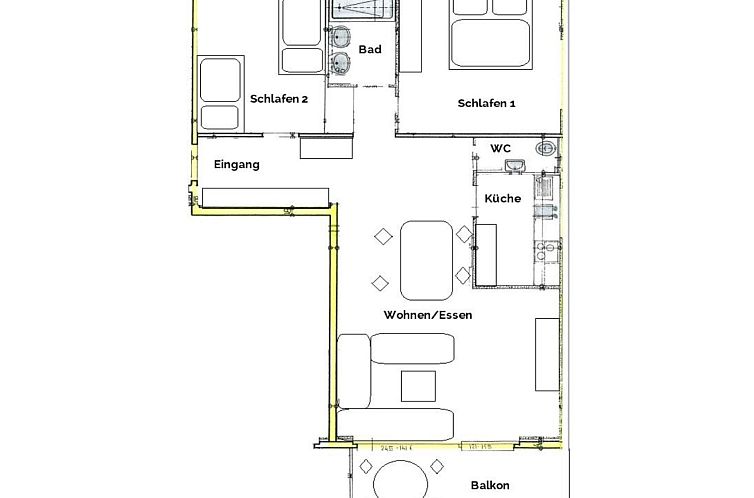 Appartement Casa Pignia - Roth, (Laax GR),