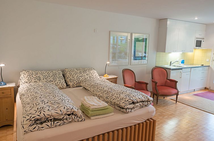 Appartement Grava, (Laax Dorf). 1 Zimmerwohnung