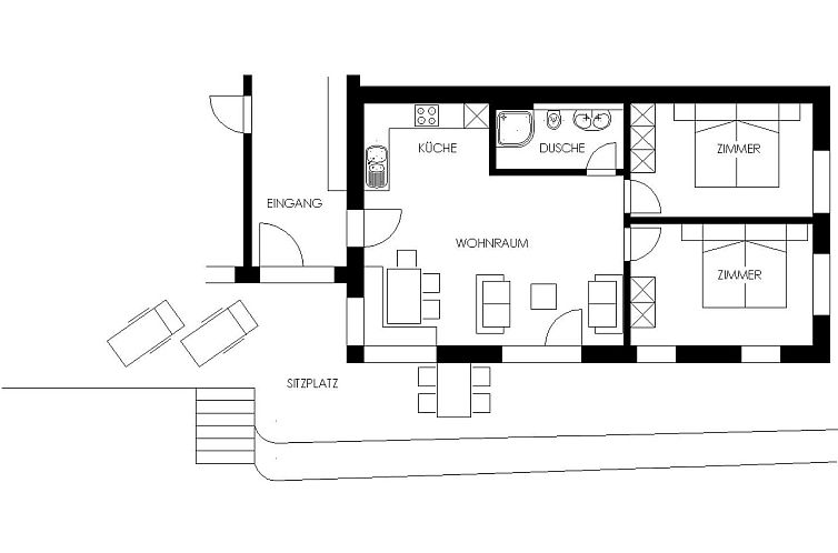 Appartement Ferienhof PUA - Erlebnisferien auf dem Bauernhof