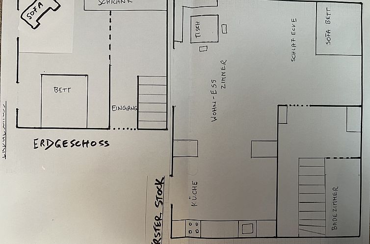 Appartement 3-Zimmerwohnung Chasa d'Uina, (Sent).