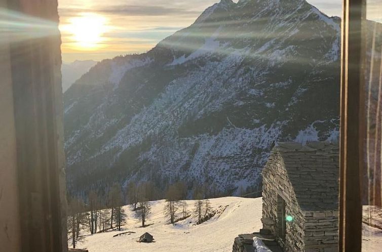 Vakantiehuis Almhütte "Casi Hütte" mit faszinierender Auss
