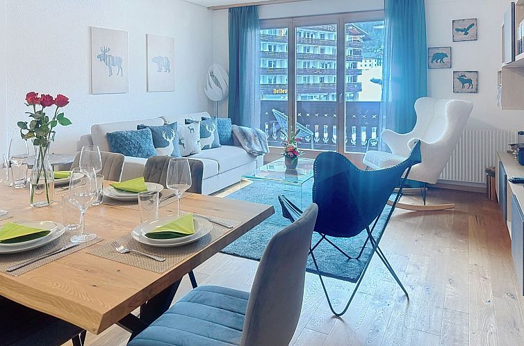 Appartement Morgins 6P, Ski-in Ski-out, Parkplatz, zentral, 