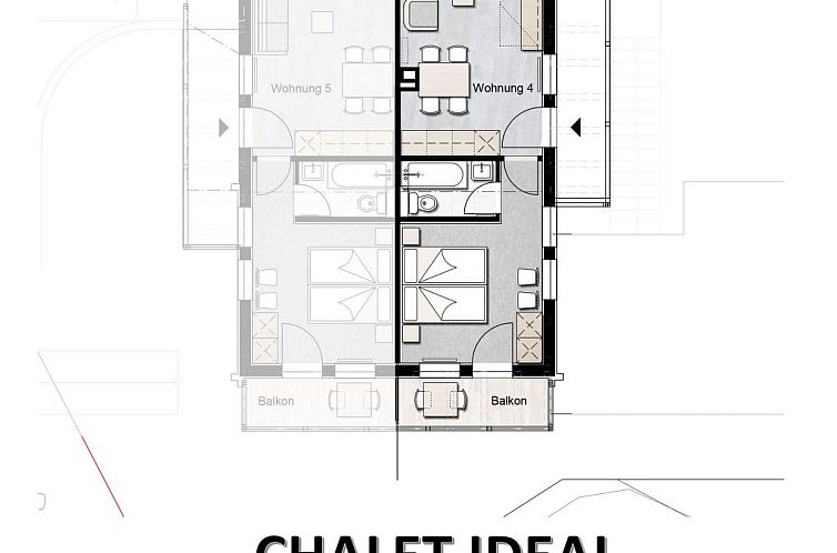 Appartement 3-Bettwohnung Nr. 3