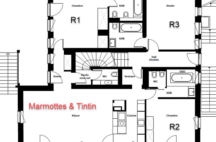 Appartement Chalet François, (Champery).