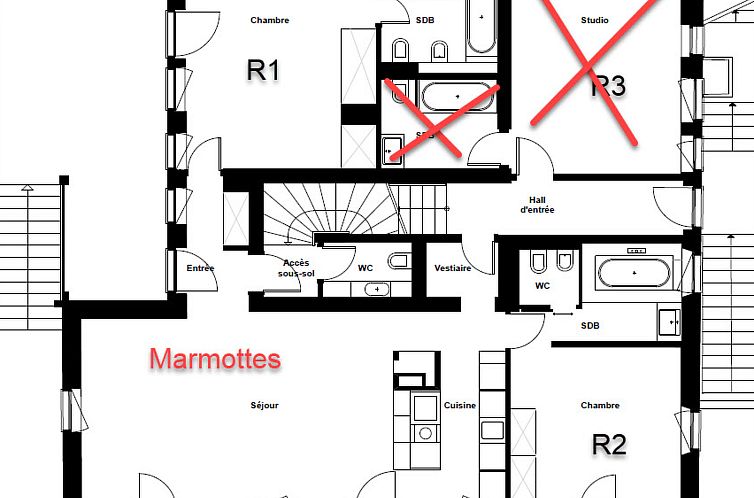Appartement Chalet François, (Champery).