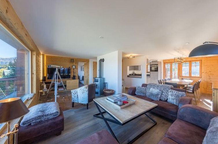 Unterkunft 1843599 - Ferienhaus Wallis - Vakantiehuis Chalet Riquet - ski-in/out - luxe