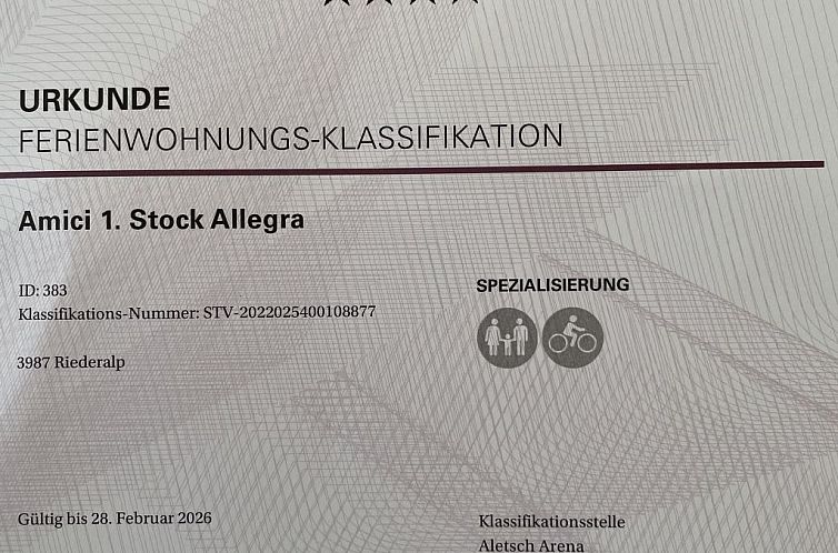 Appartement Amici 1. OG West