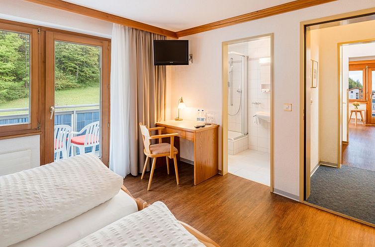 Appartement Ski-In-Ski-Out-Hotel Sport*** Doppelzimmer, Dusc