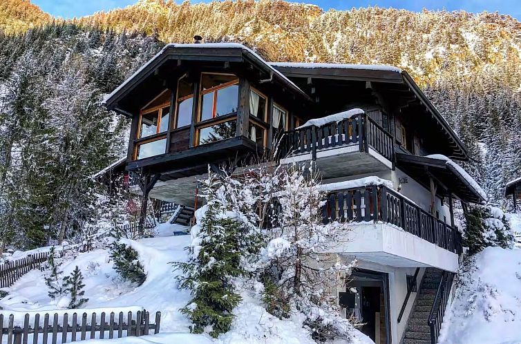 Vakantiehuis Chalet mit Seeblick, Jacuzzi, Sauna und Garten