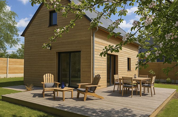 Unterkunft 1907509 - Ferienhaus Basse Normandie - Vakantiehuis Charmantes Holzhaus in einer grünen Umgebung
