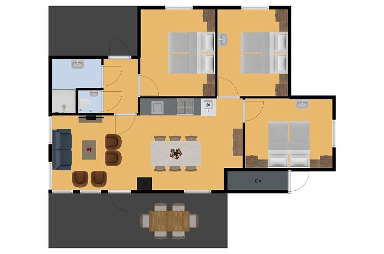 Bungalow Mercurius