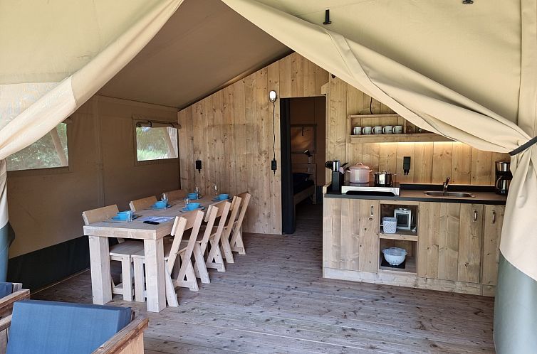 Unterkunft 201543 - Zelthaus Zuidwest Drenthe - Safaritent 6 personen incl. sanitair