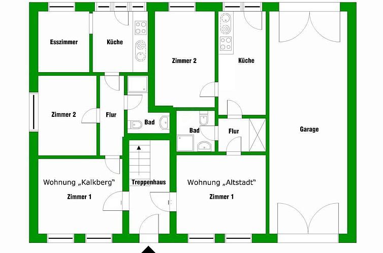 Appartement mit eigener Terrasse