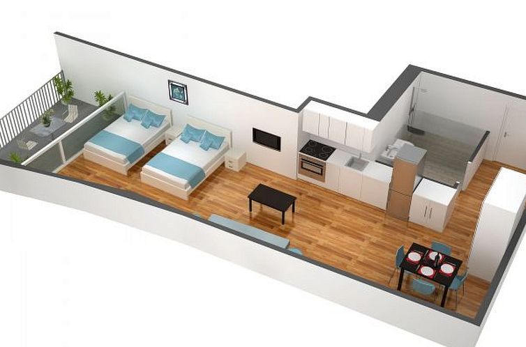 Appartement BS Hodler I - Marktplatz HITrental Apartment