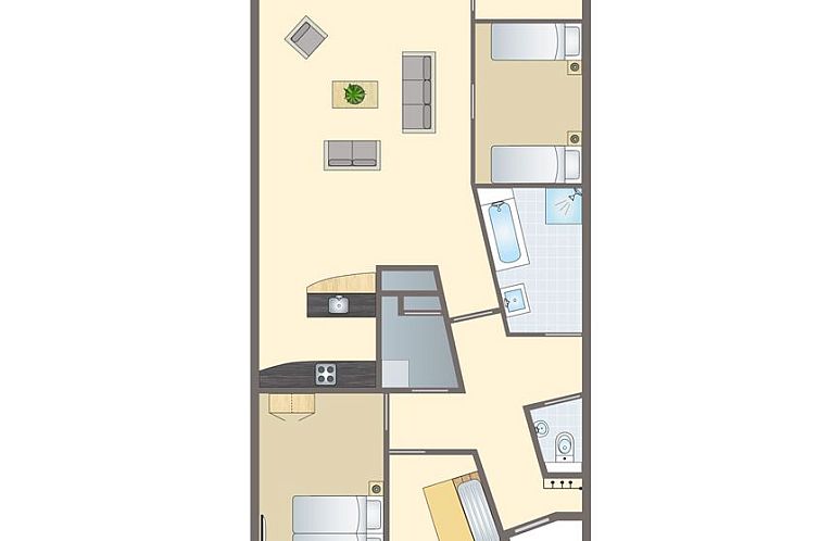 Waterparc Veluwemeer | 4-persoons appartement | 4LA