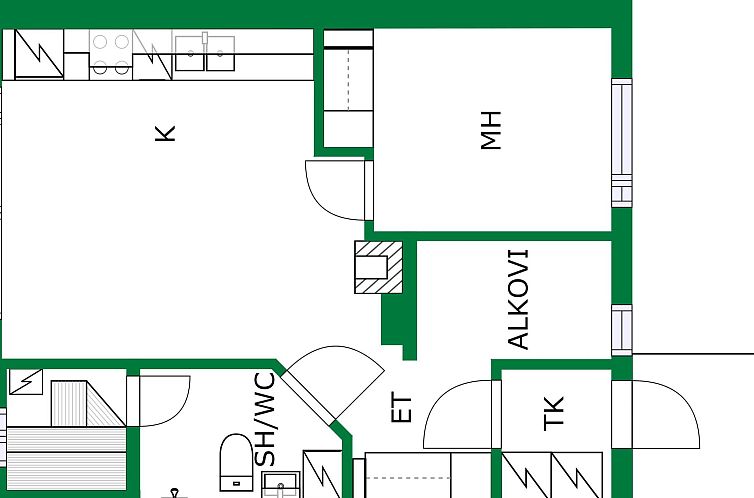 Vakantiehuis Outapailakka k 16