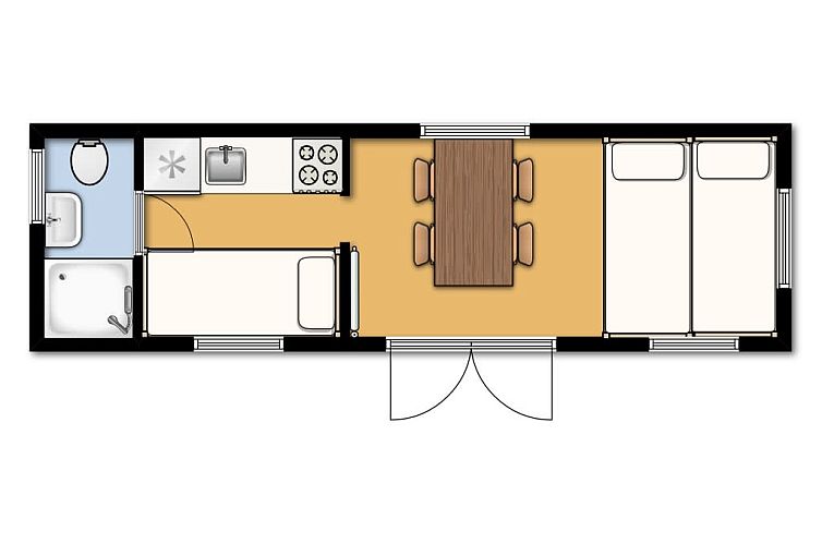 Kampeerchalet de Klapekster