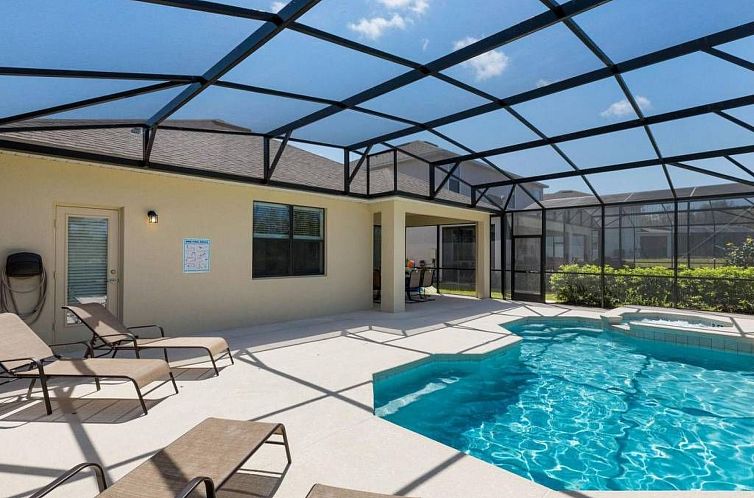 Unterkunft 2547224 - Ferienhaus Florida - Vakantiehuis Haus in Davenport mit privatem Pool und Blick a