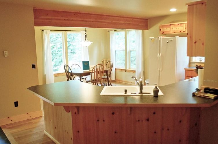 Vakantiehuis Hütte im Landhausstil mit Whirlpool und hausti