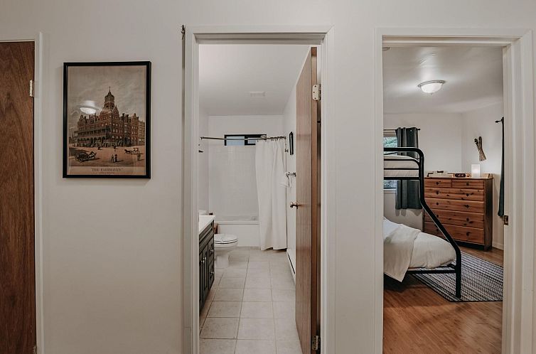 Vakantiehuis Eine Hütte mit Hot Tub, Haustiere erlaubt, Gen